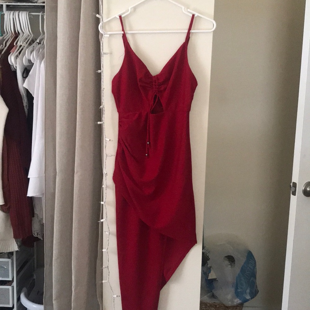 Red dress